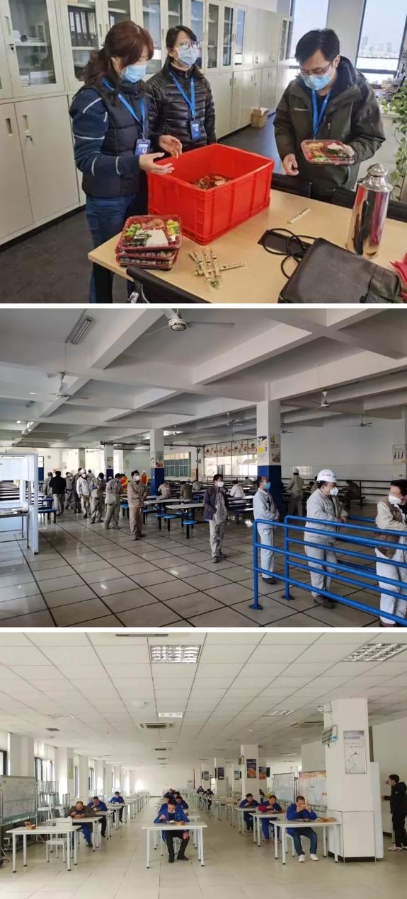 員工就餐：分開(kāi)、分開(kāi)、分開(kāi)